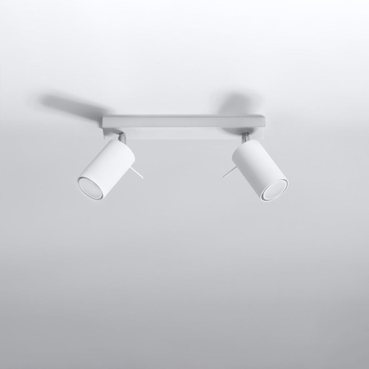 Sollux Plafón RING 2 blanco 