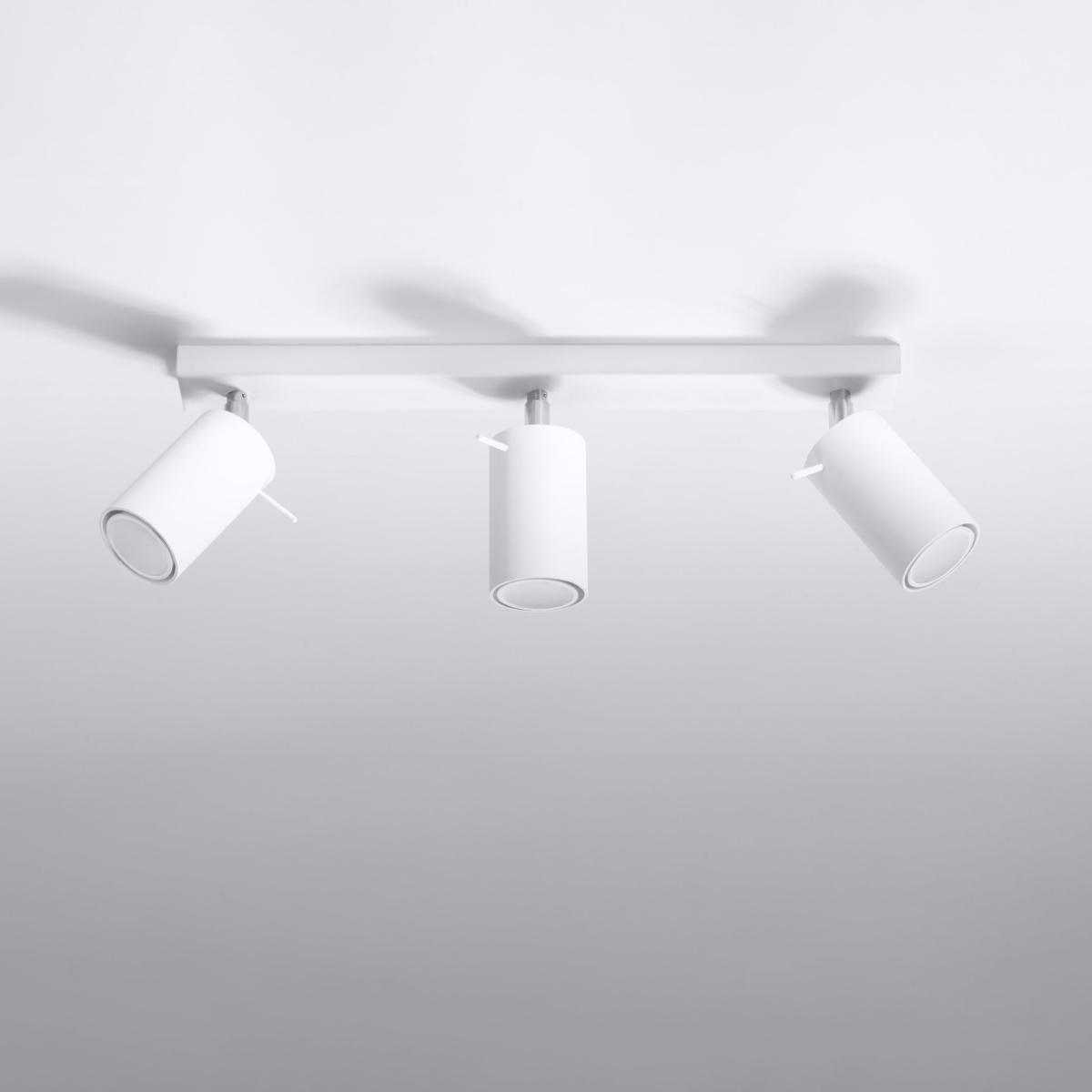 Sollux Plafón RING 3 blanco 