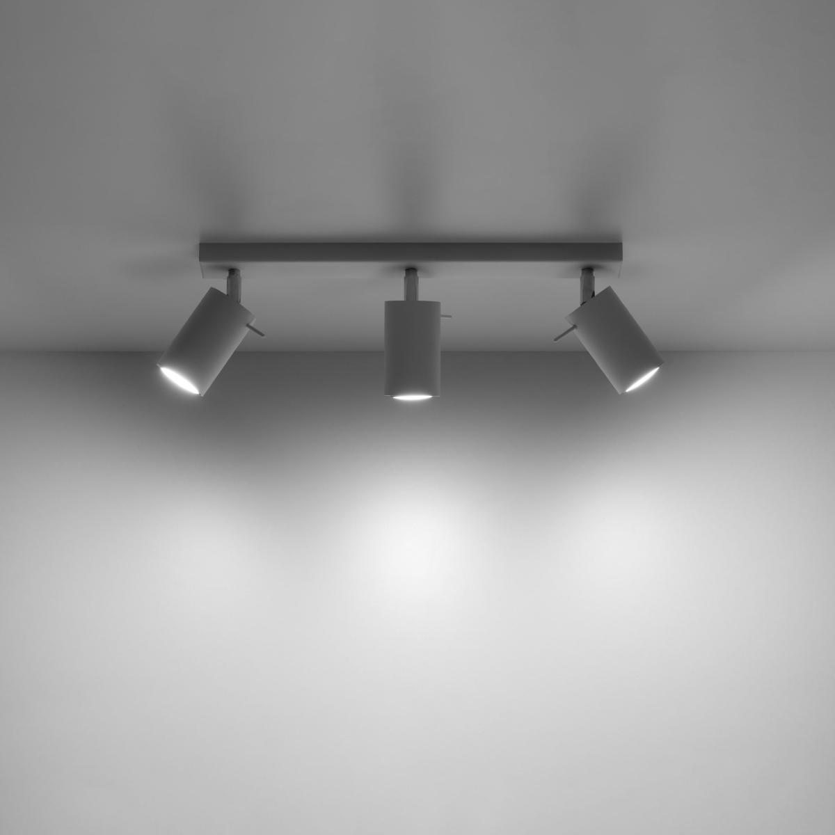 Sollux Plafón RING 3 blanco 