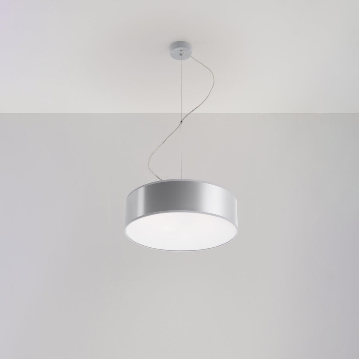 Sollux Lámpara colgante ARENA 35 gris 
