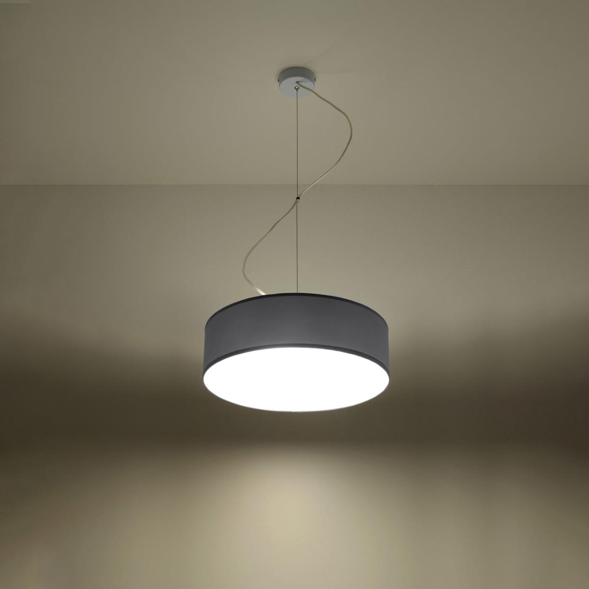 Sollux Lámpara colgante ARENA 35 gris 