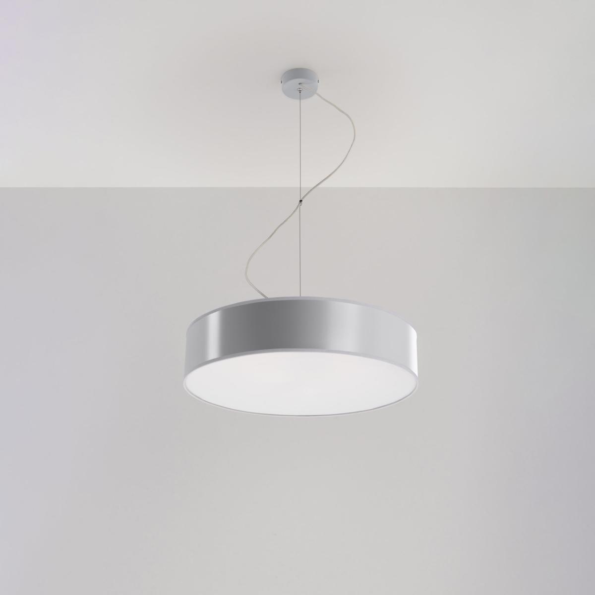 Sollux Lámpara colgante ARENA 45 gris 