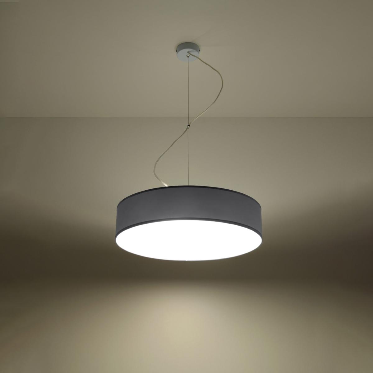 Sollux Lámpara colgante ARENA 45 gris 