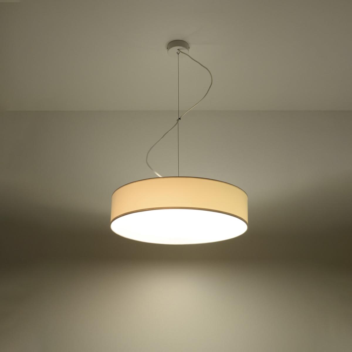 Sollux Lámpara colgante ARENA 45 blanca 