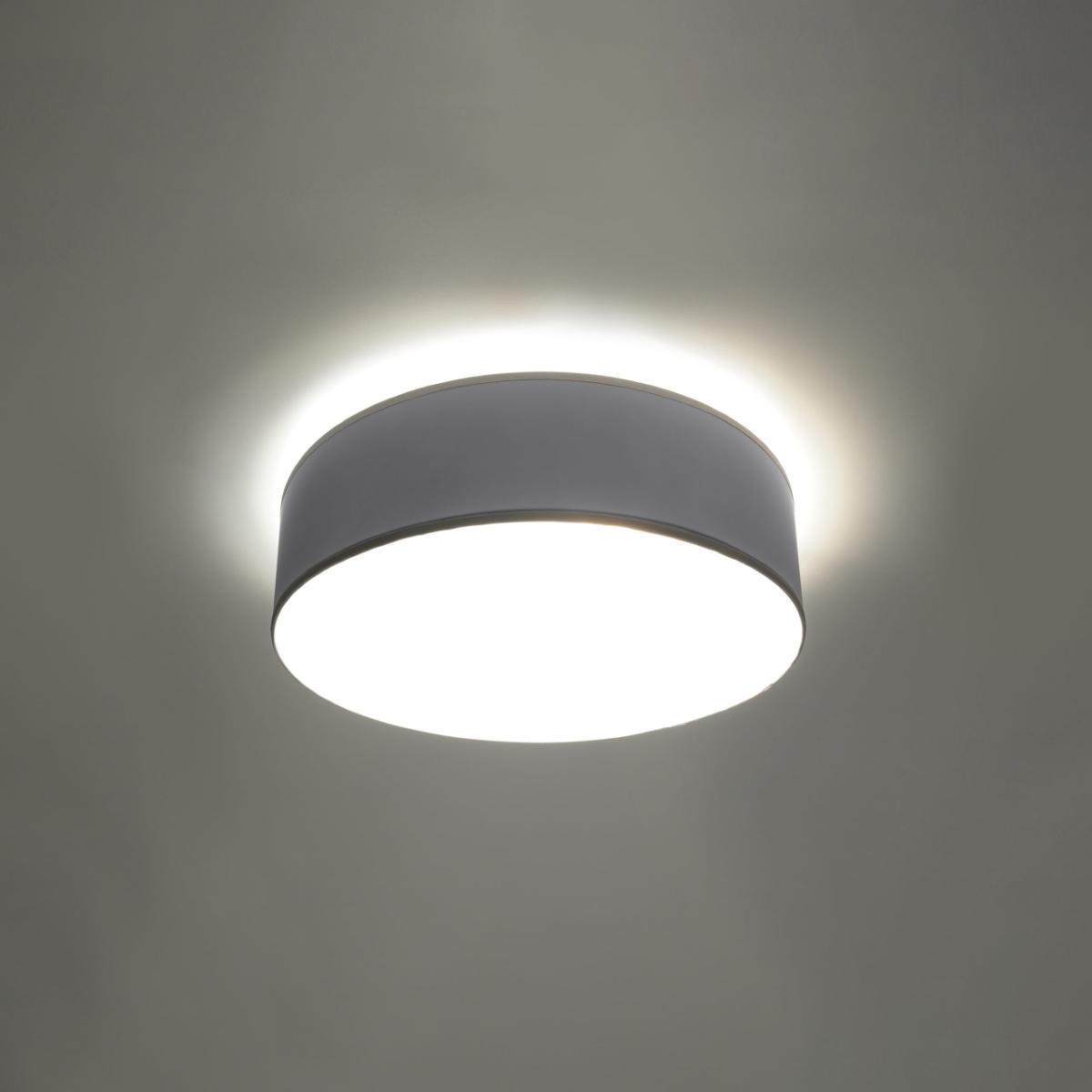 Sollux Lámpara de techo ARENA 35 gris 