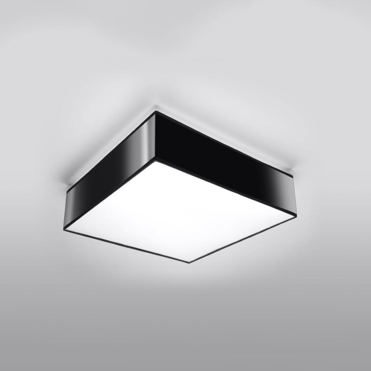 Sollux Lámpara de techo HORUS 35 negra 