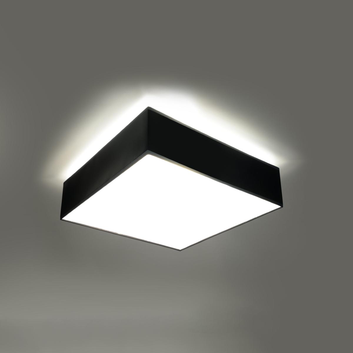 Sollux Lámpara de techo HORUS 35 negra 