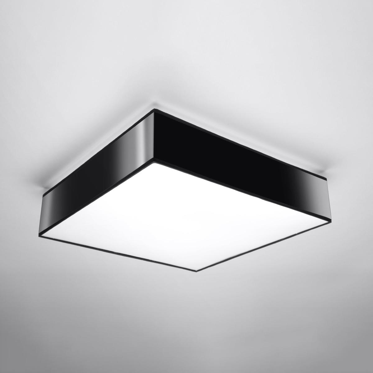 Sollux Lámpara de techo HORUS 45 negra 