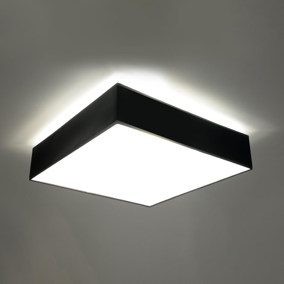 Sollux Lámpara de techo HORUS 45 negra 