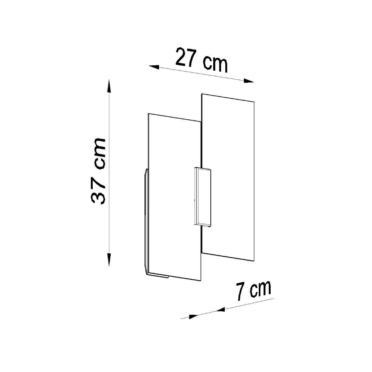 Sollux Lámpara de pared FABIANO 