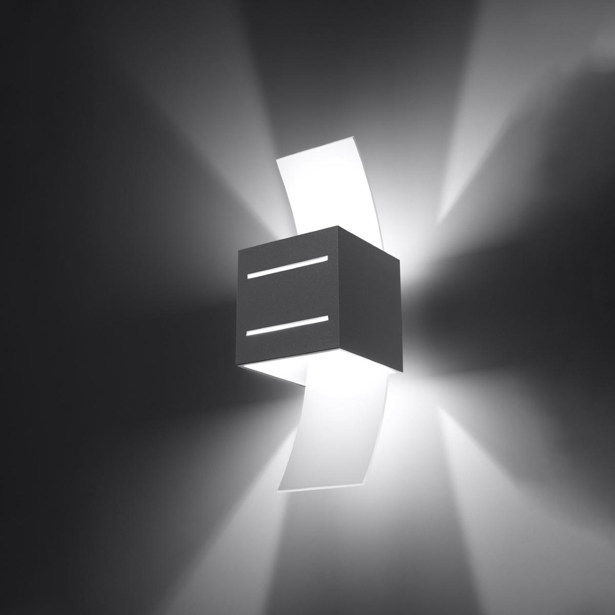Sollux Aplique LORETO gris 