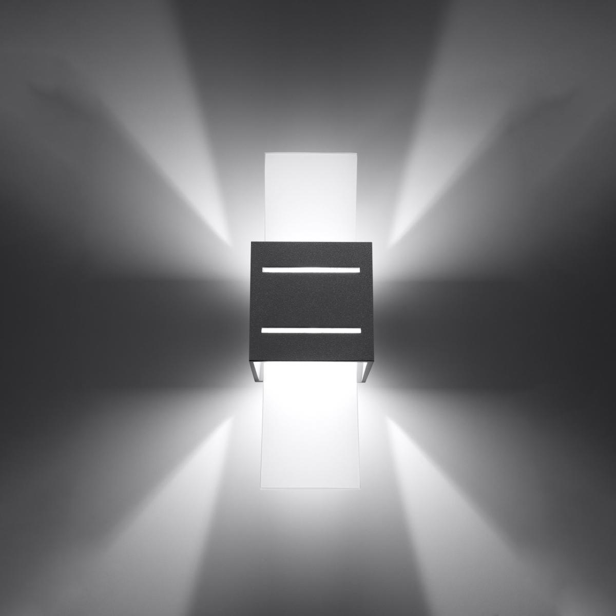 Sollux Aplique LORETO gris 