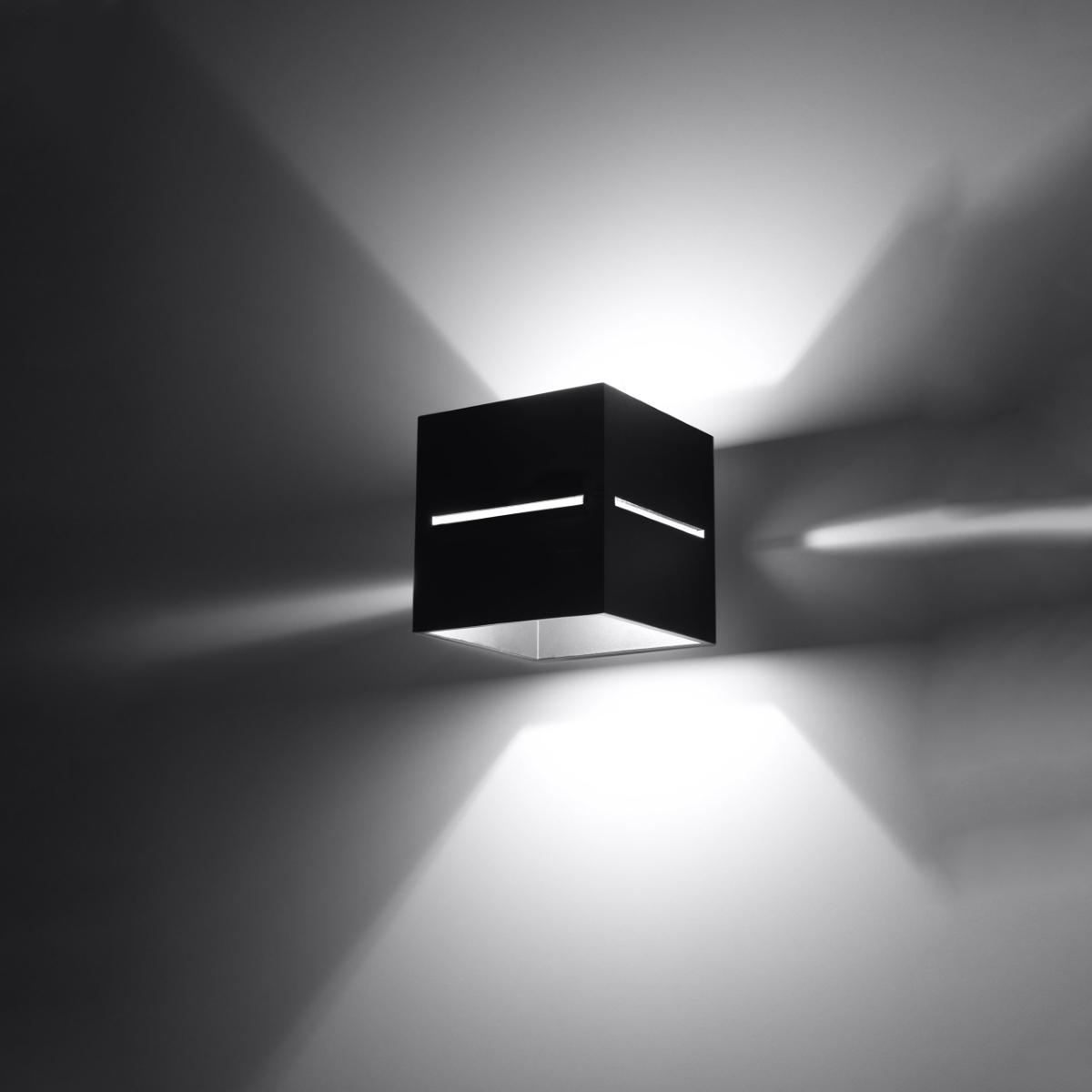 Sollux Aplique LOBO negro 