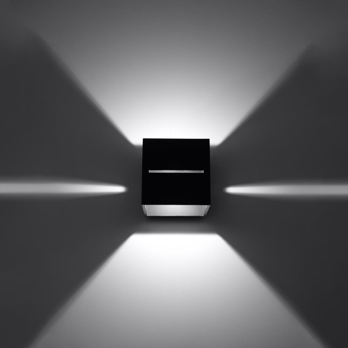 Sollux Aplique LOBO negro 