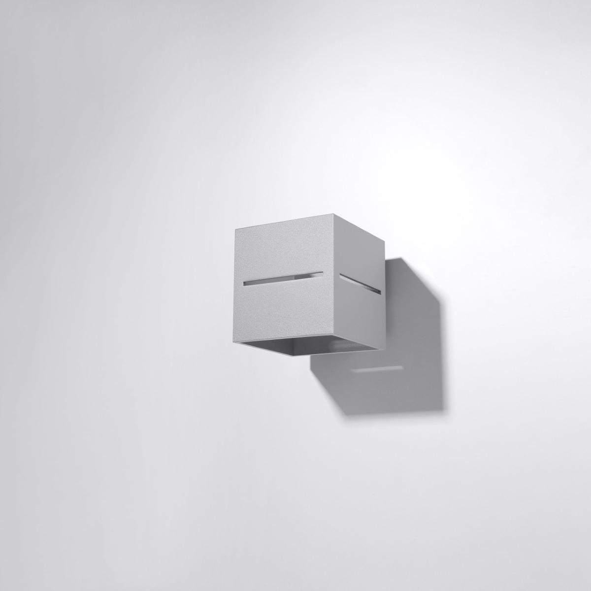 Sollux Aplique LOBO gris 
