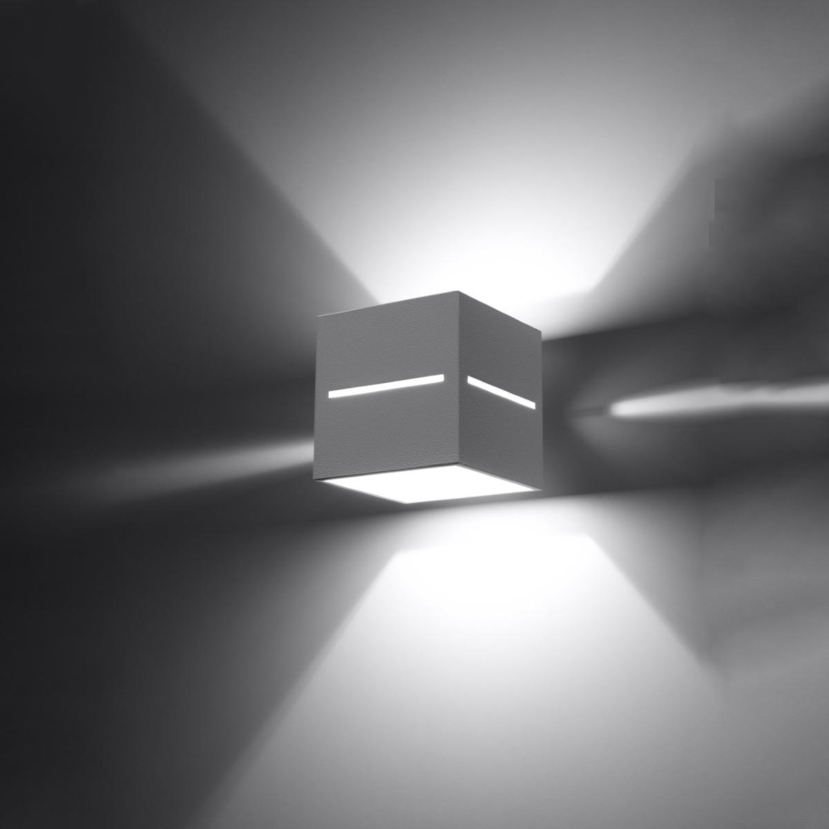 Sollux Aplique LOBO blanco 