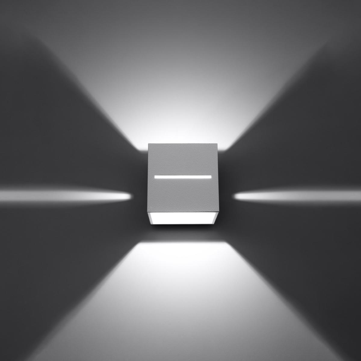 Sollux Aplique LOBO blanco 