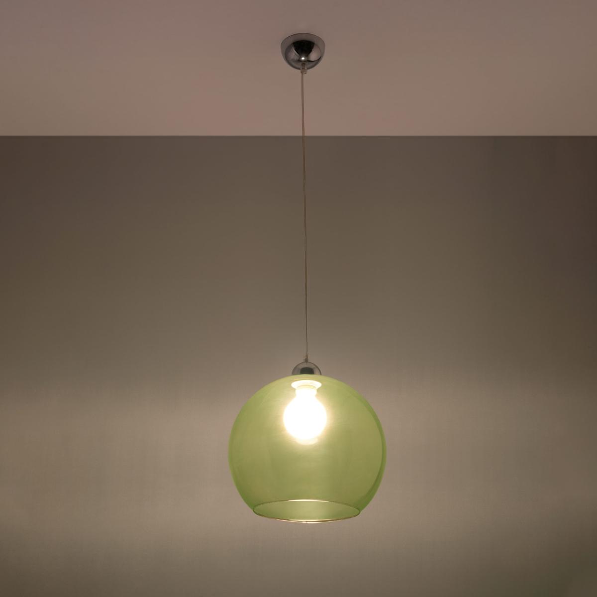 Sollux Lámpara colgante BALL verde 