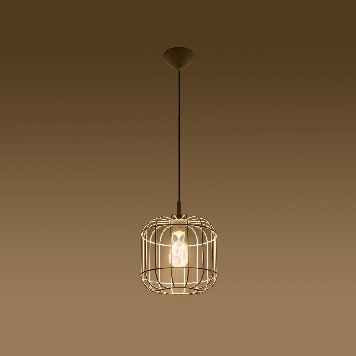 Sollux Lámpara colgante CELTA blanca 