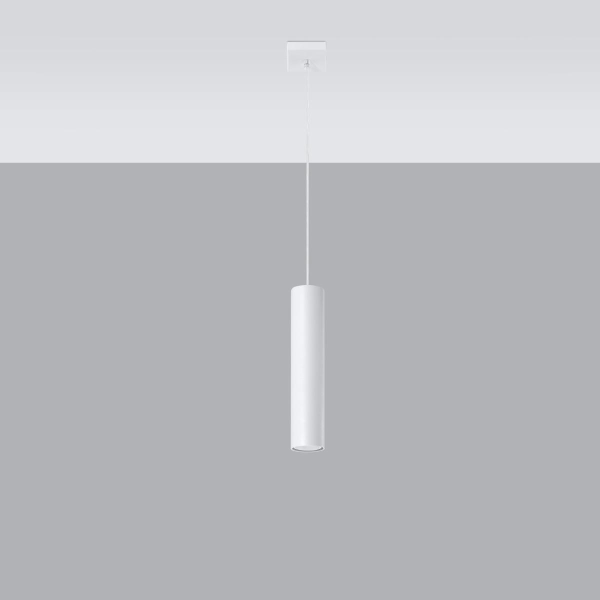 Sollux Lámpara colgante LAGOS 1 blanco 