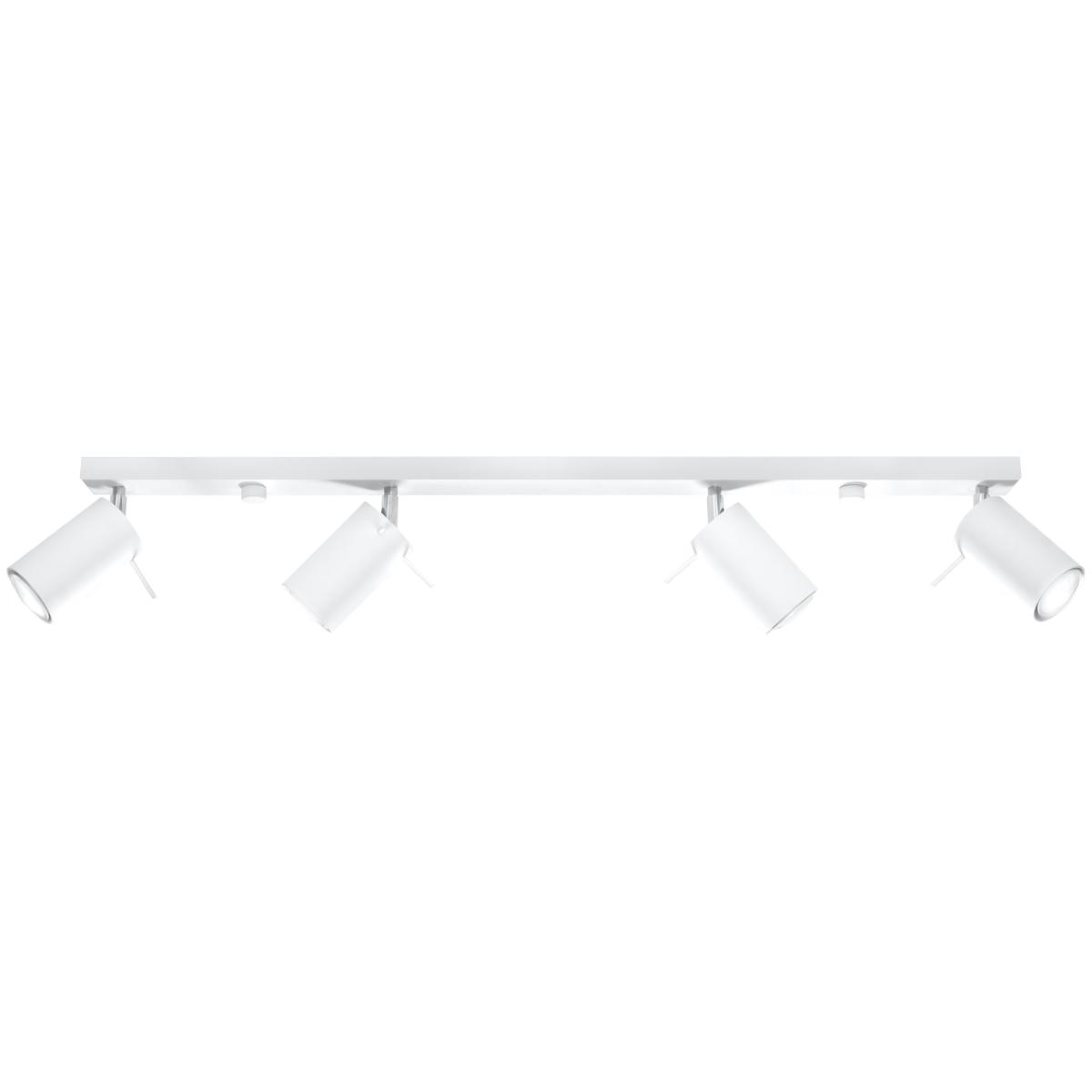 Sollux Plafón RING 4L blanco 
