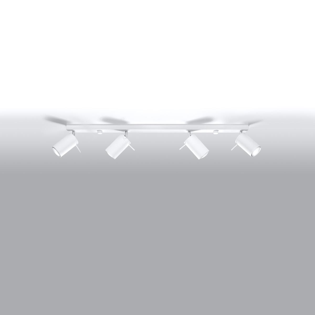 Sollux Plafón RING 4L blanco 