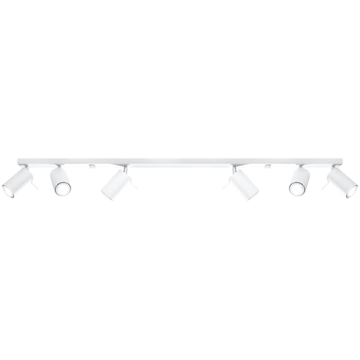 Sollux Plafón RING 6L blanco 