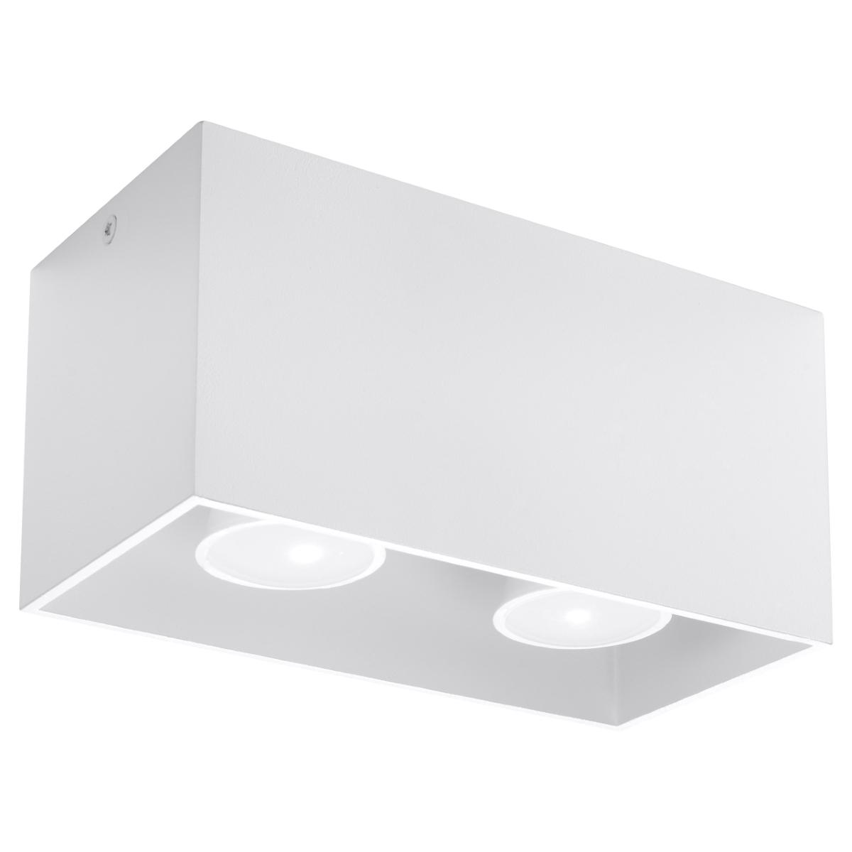 Sollux Plafón QUAD blanco 
