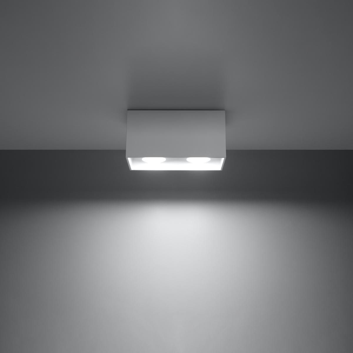 Sollux Plafón QUAD blanco 