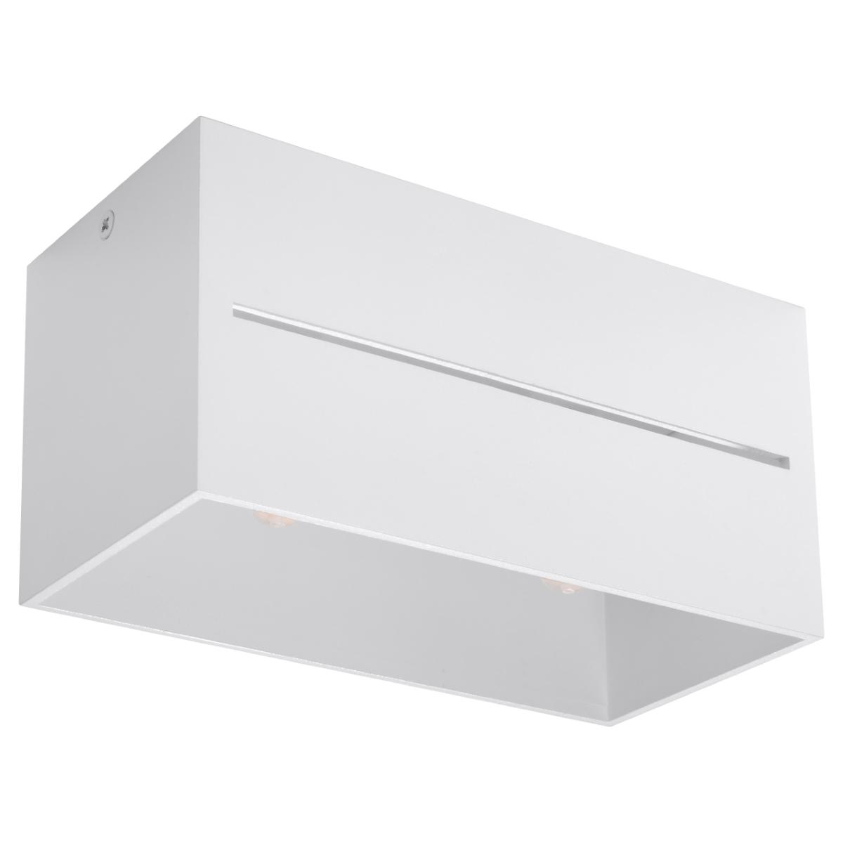 Sollux Lámpara de techo LOBO 2 blanca 