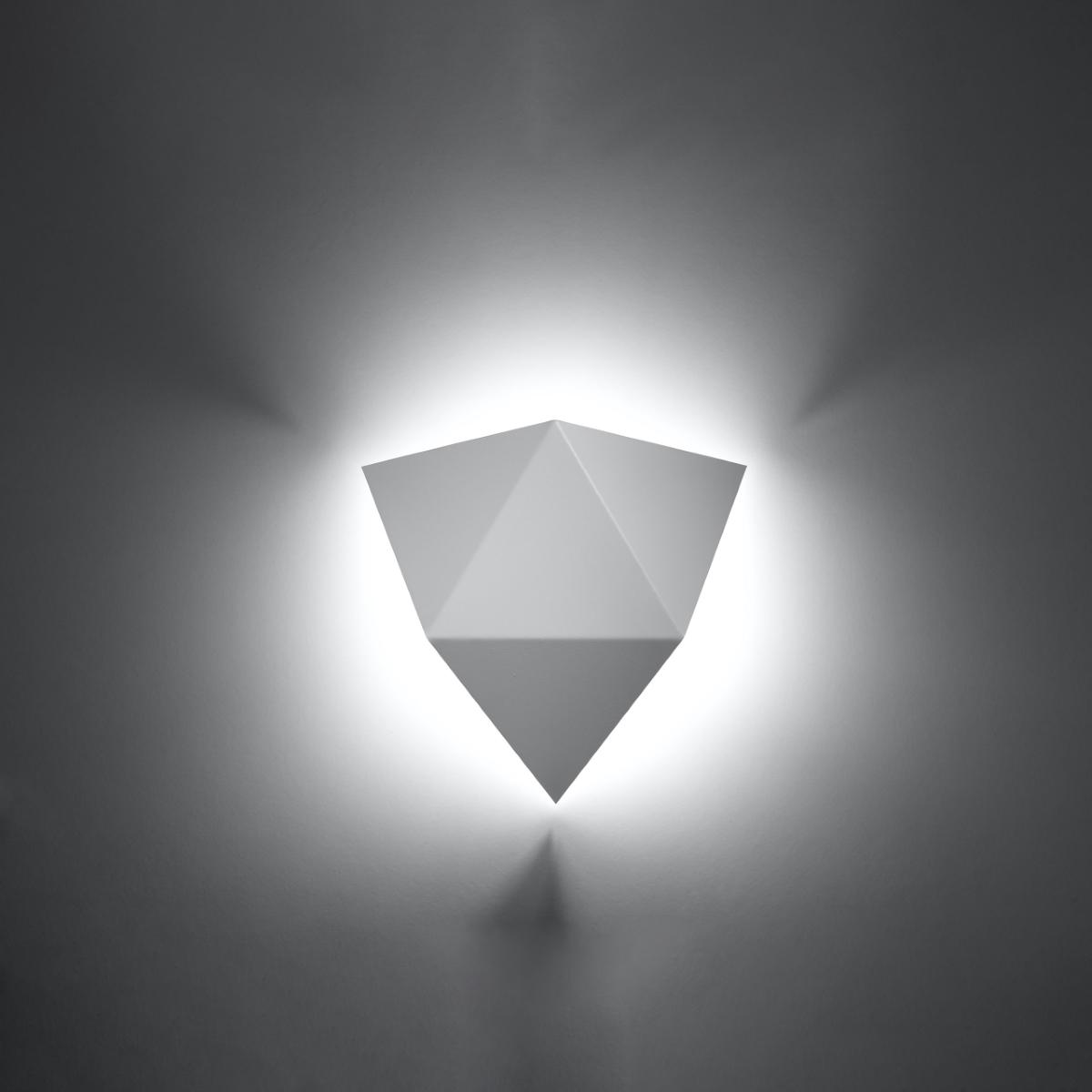 Sollux Aplique SOLIDO blanco 