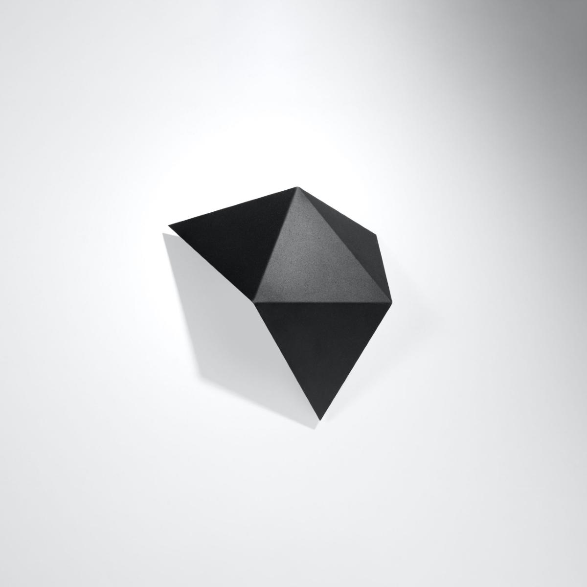 Sollux Aplique SOLIDO negro 