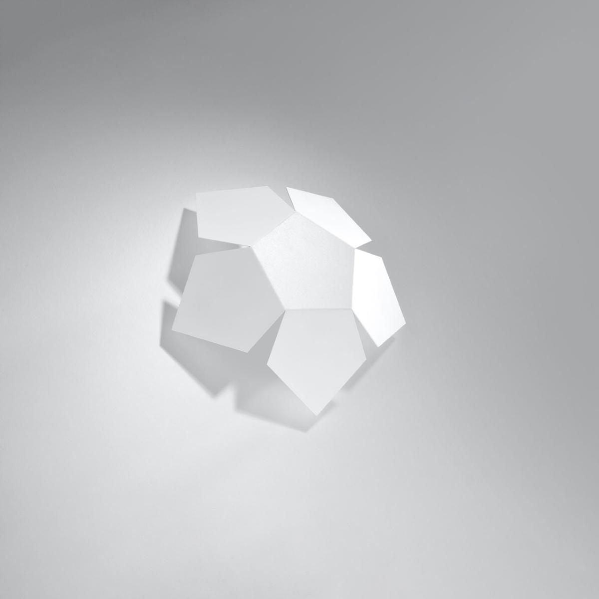 Sollux Aplique PENTA blanco 