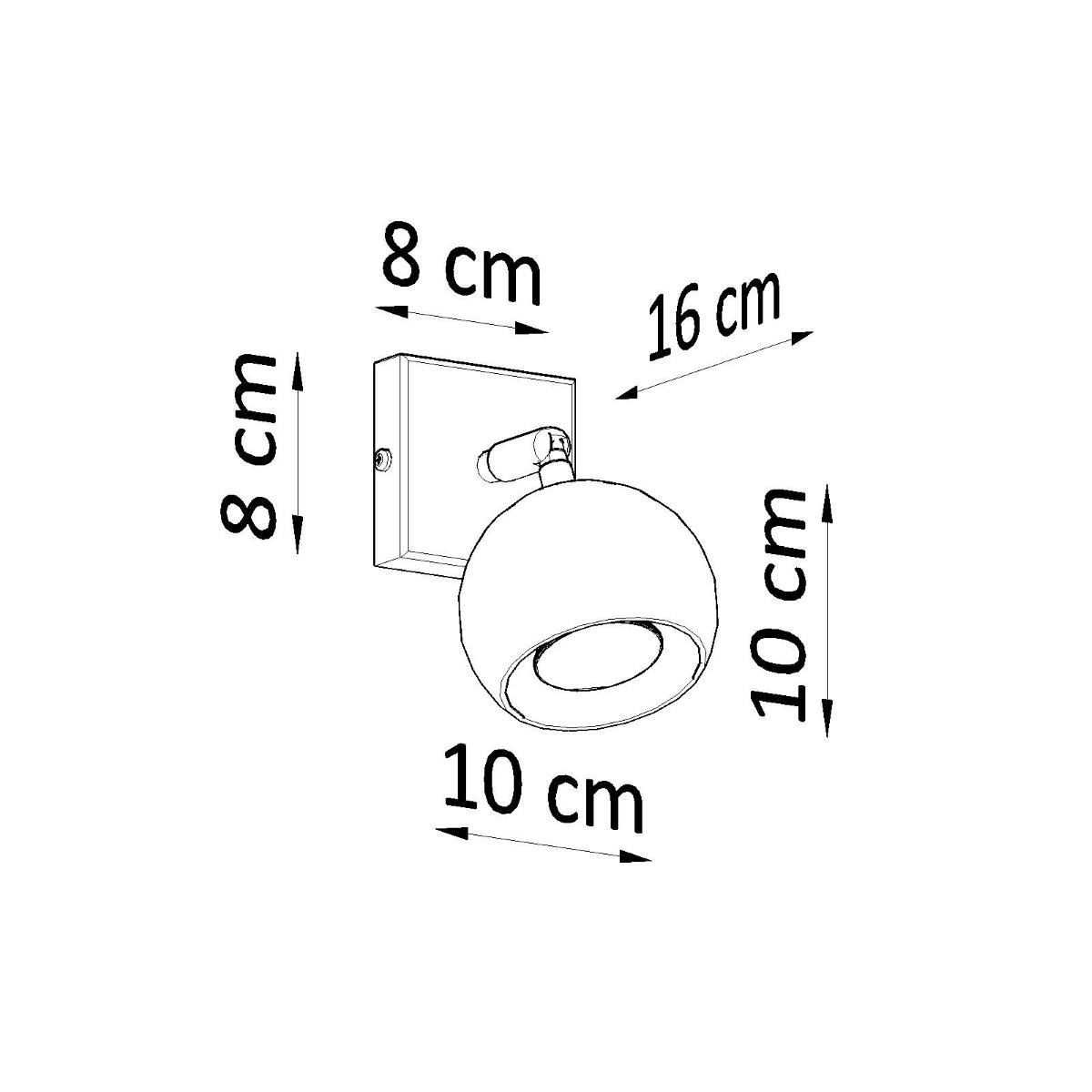Sollux Aplique OCULARE blanco 