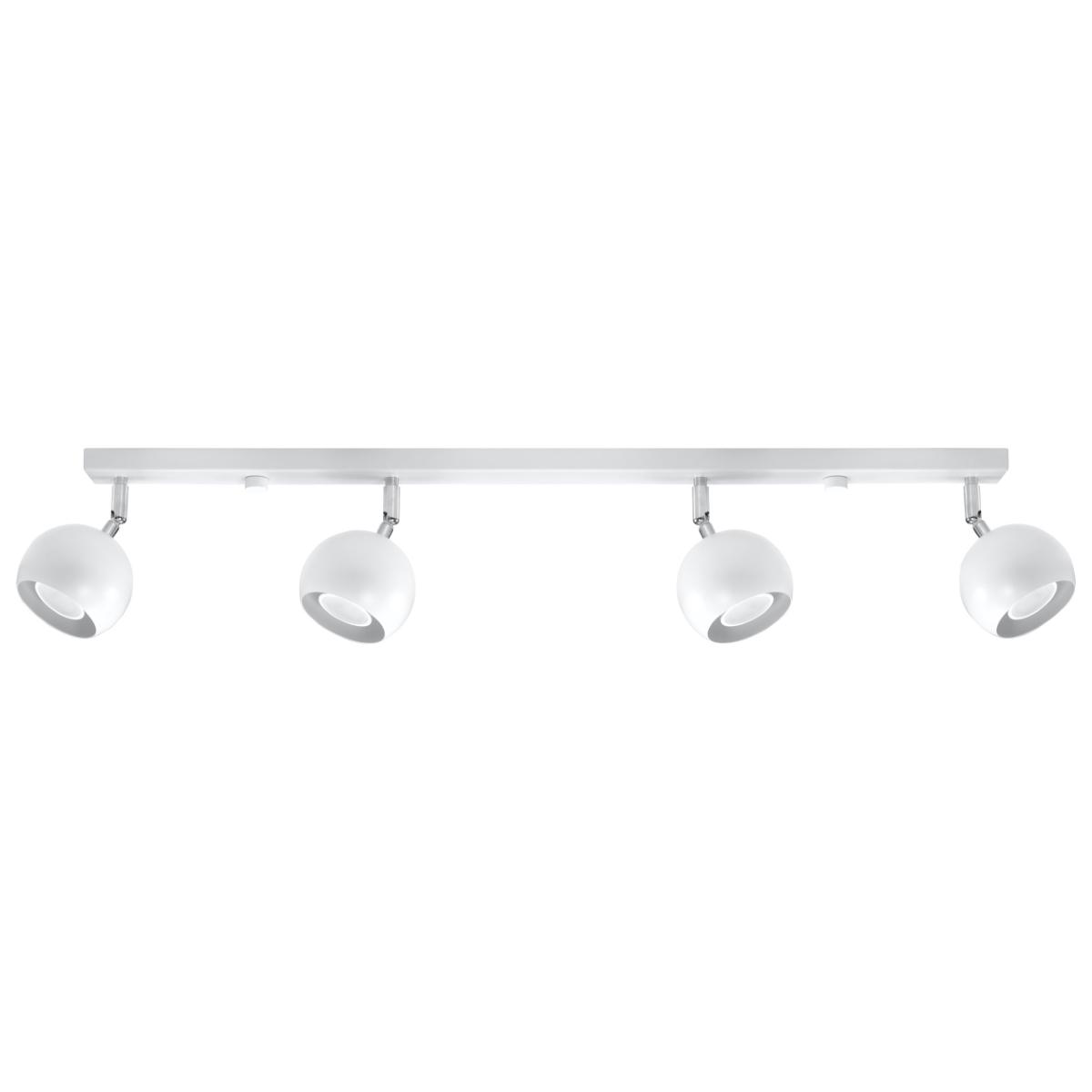 Sollux Lámpara de techo OCULARE 4L blanca 