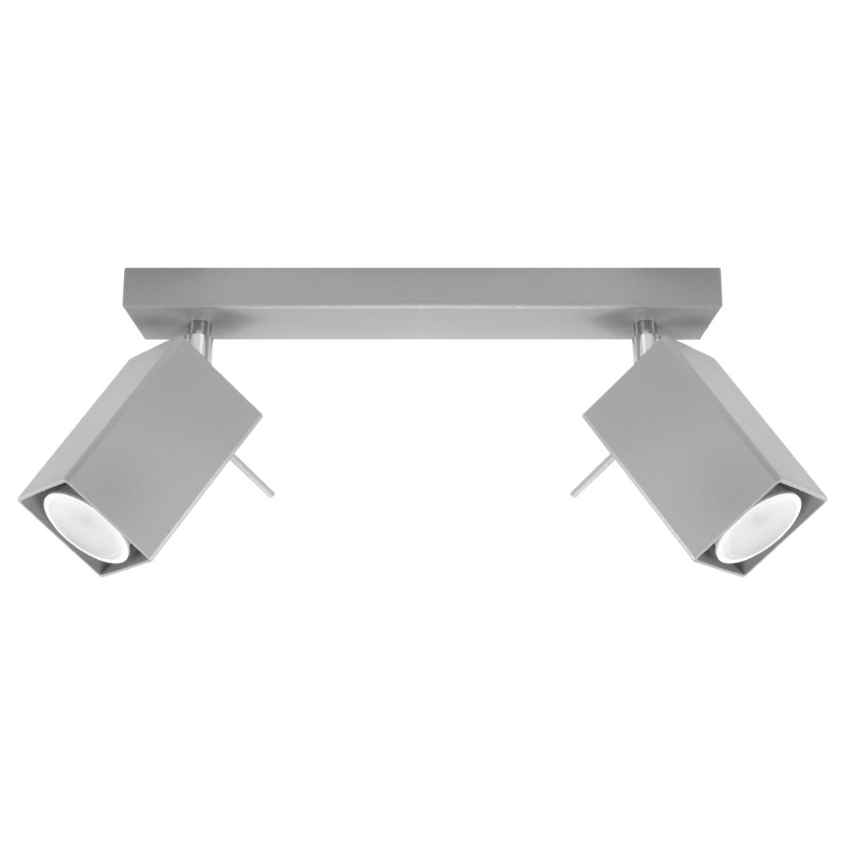 Sollux Lámpara de techo MERIDA 2 gris 