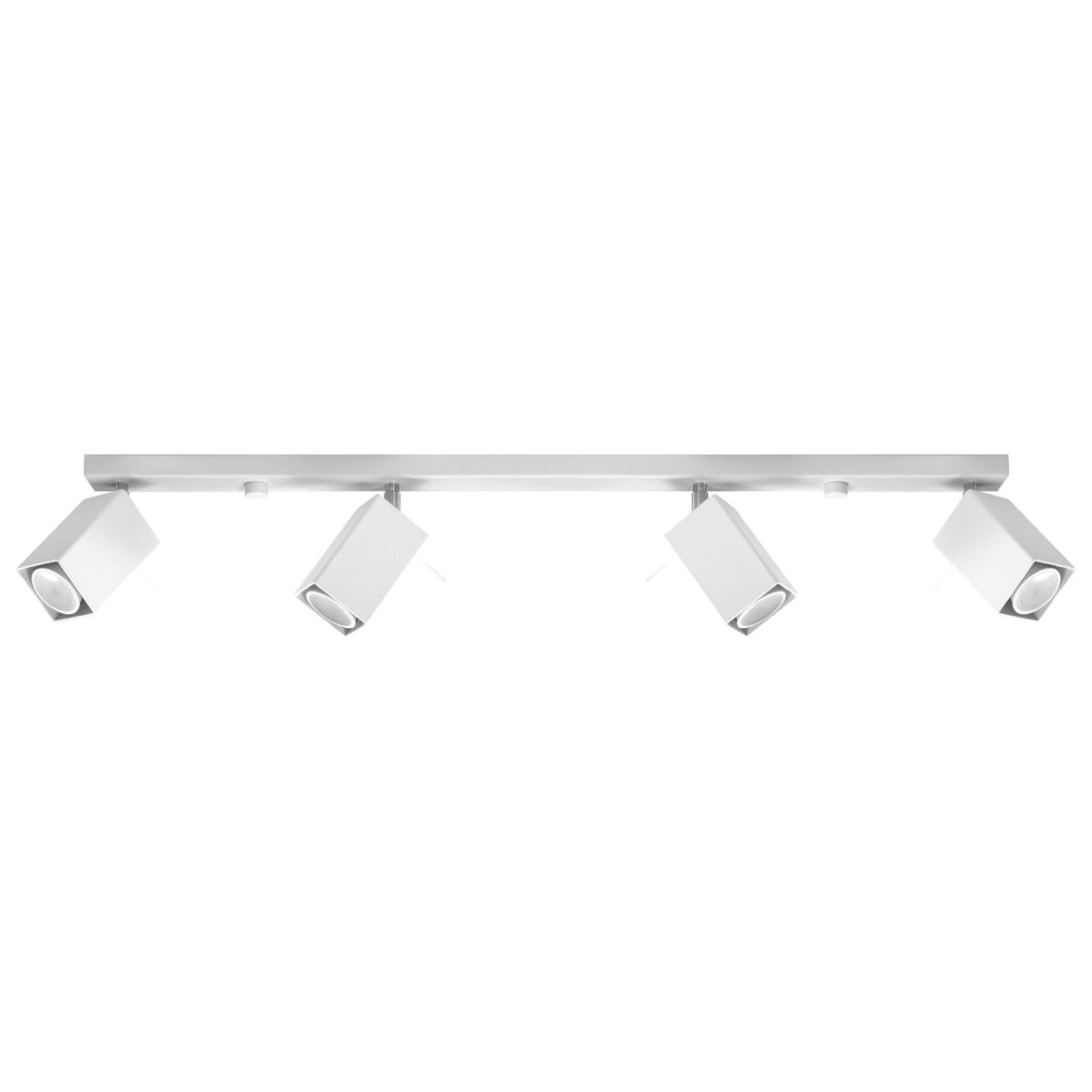 Sollux Lámpara de techo MERIDA 4L blanca 