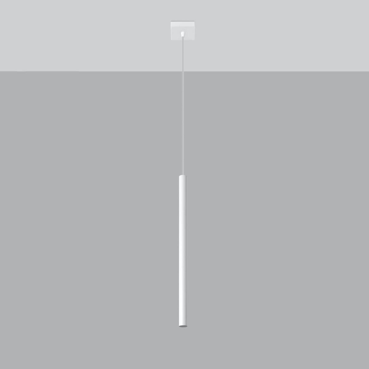 Sollux Lámpara colgante PASTELO 1 blanco 