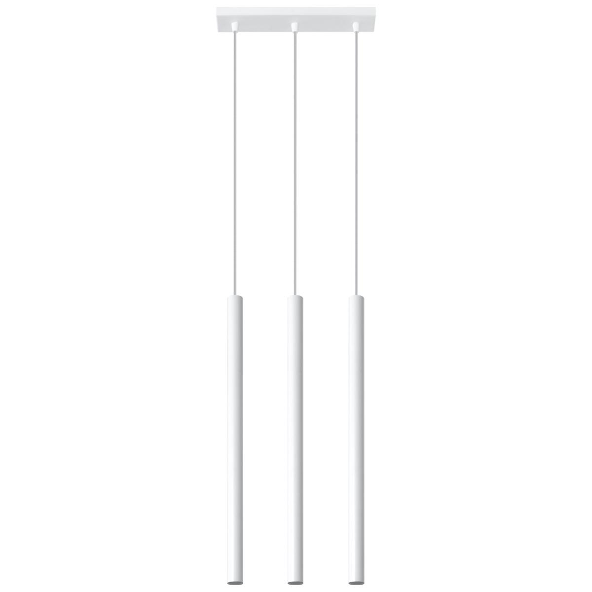 Sollux Lámpara colgante PASTELO 3 blanco 