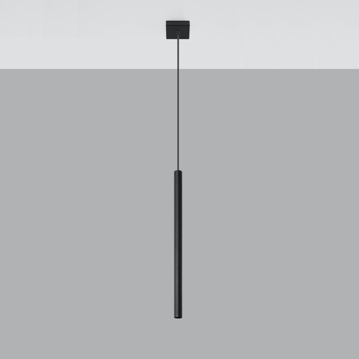 Sollux Lámpara colgante PASTELO 1 negro 