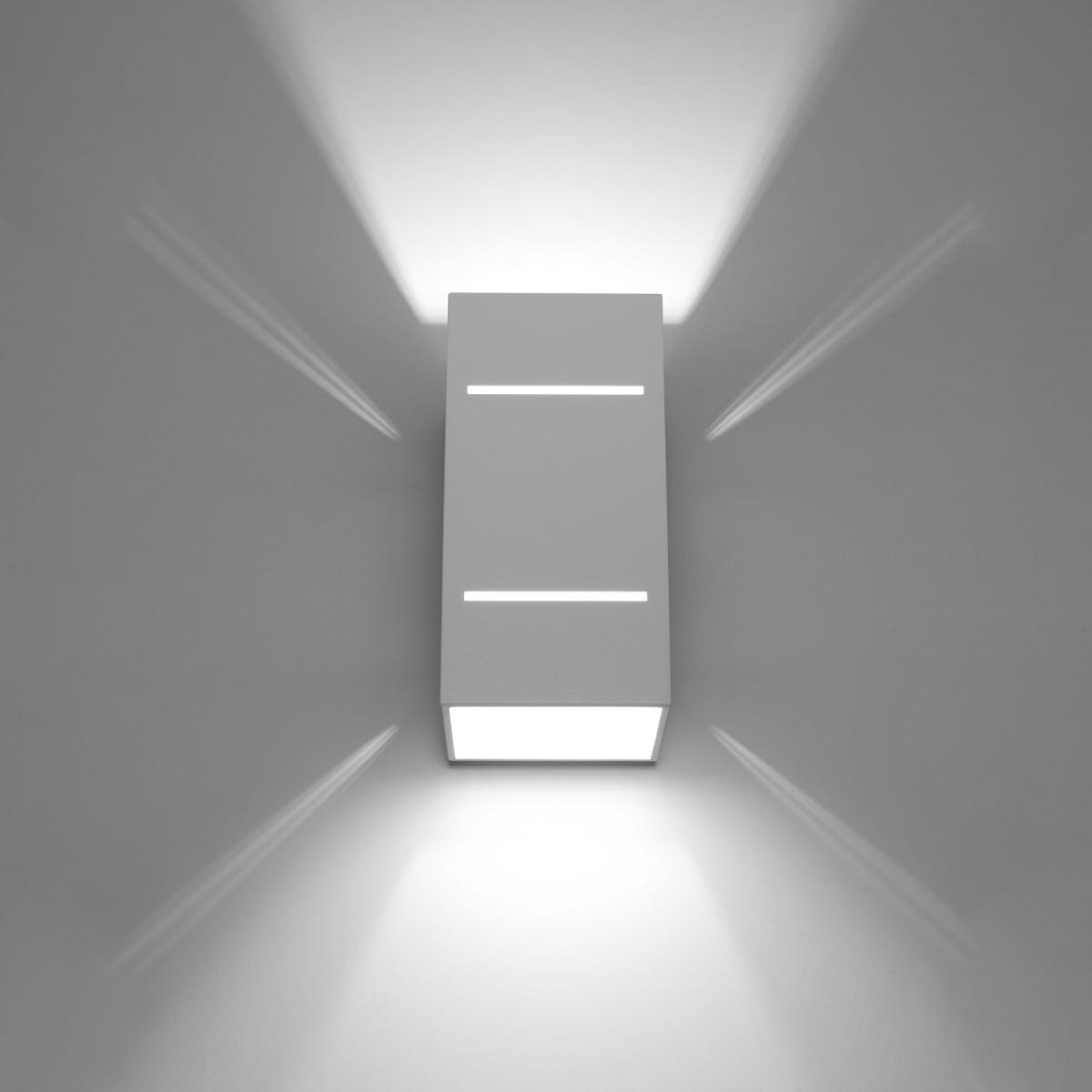 Sollux Aplique BLOCCO blanco 