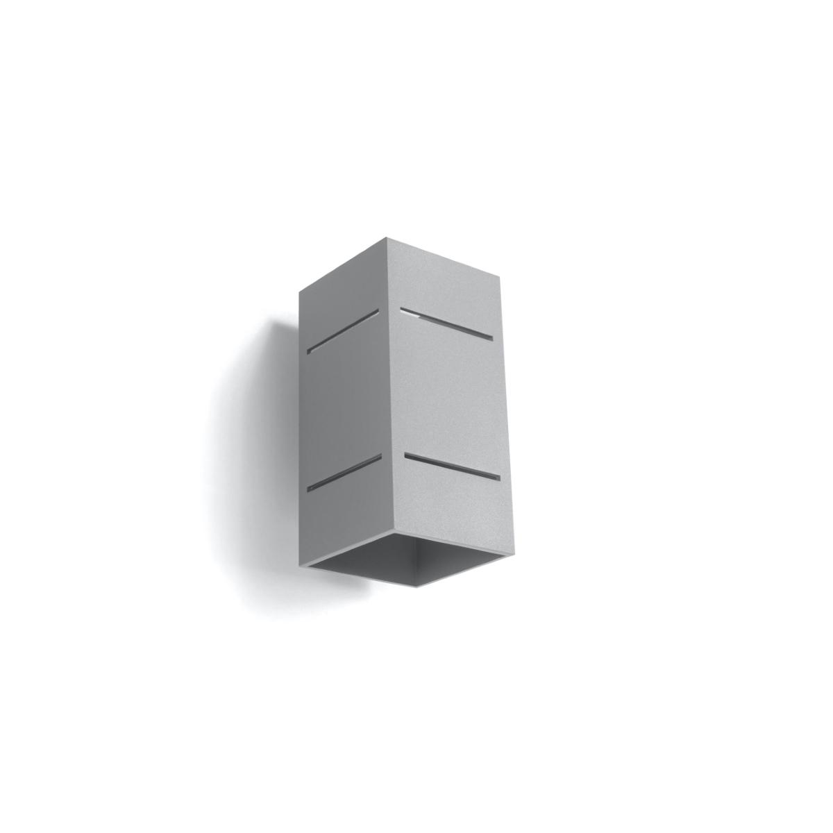 Sollux Aplique BLOCCO gris 