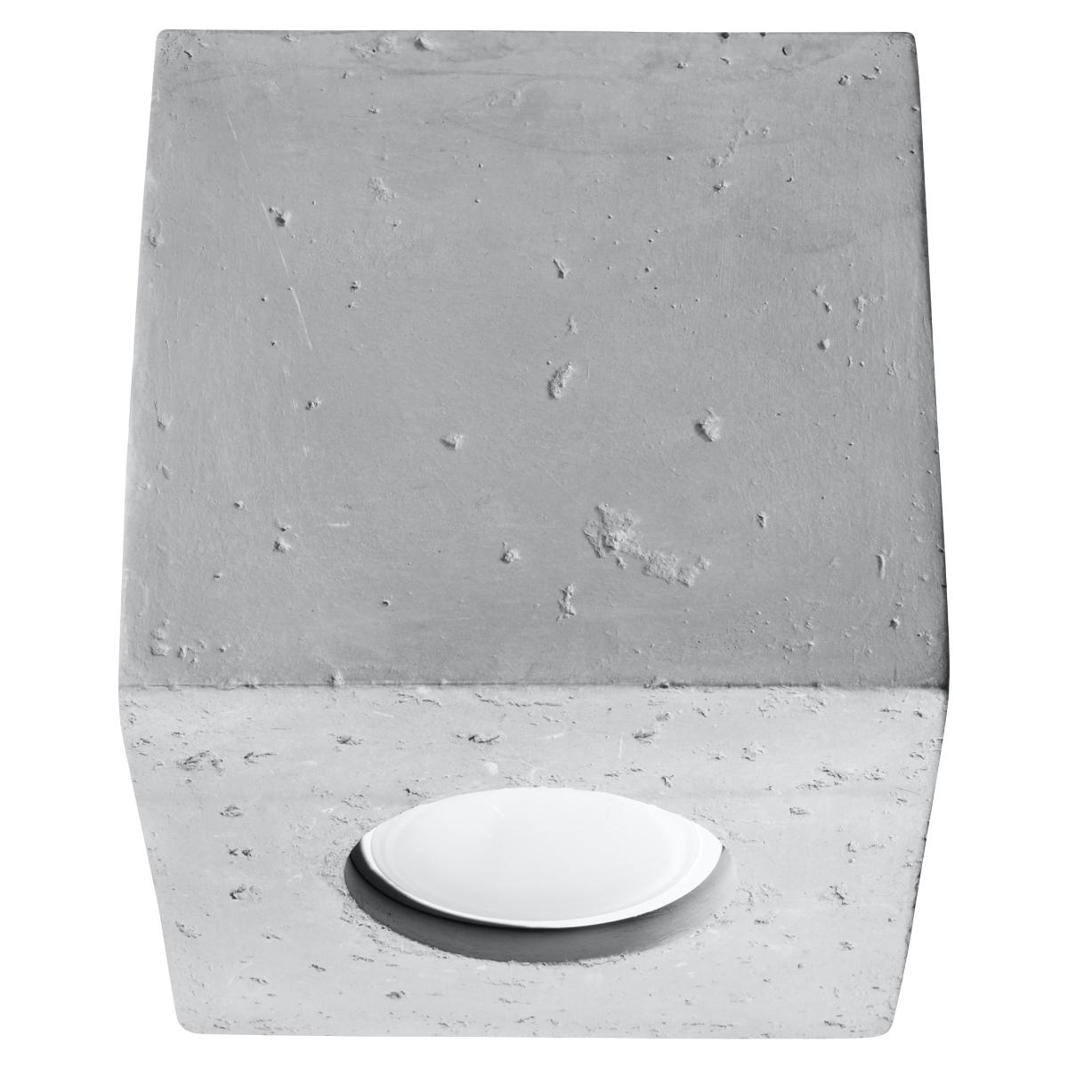 Sollux Lámpara de techo QUAD hormigón 