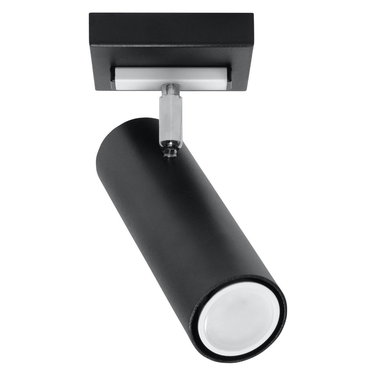 Sollux Lámpara de techo DIREZIONE 1 negro 