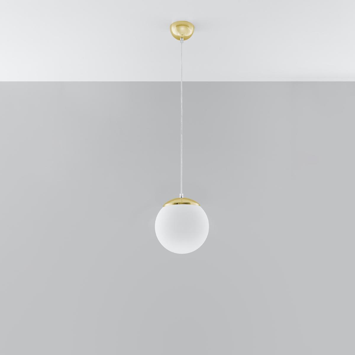 Sollux Lámpara colgante UGO 20 dorada 