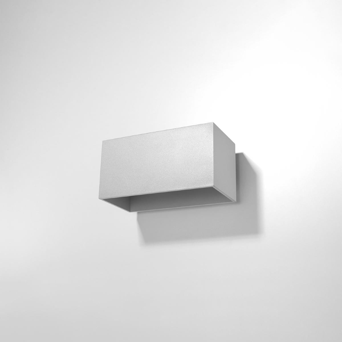 Sollux Aplique QUAD MAXI gris 