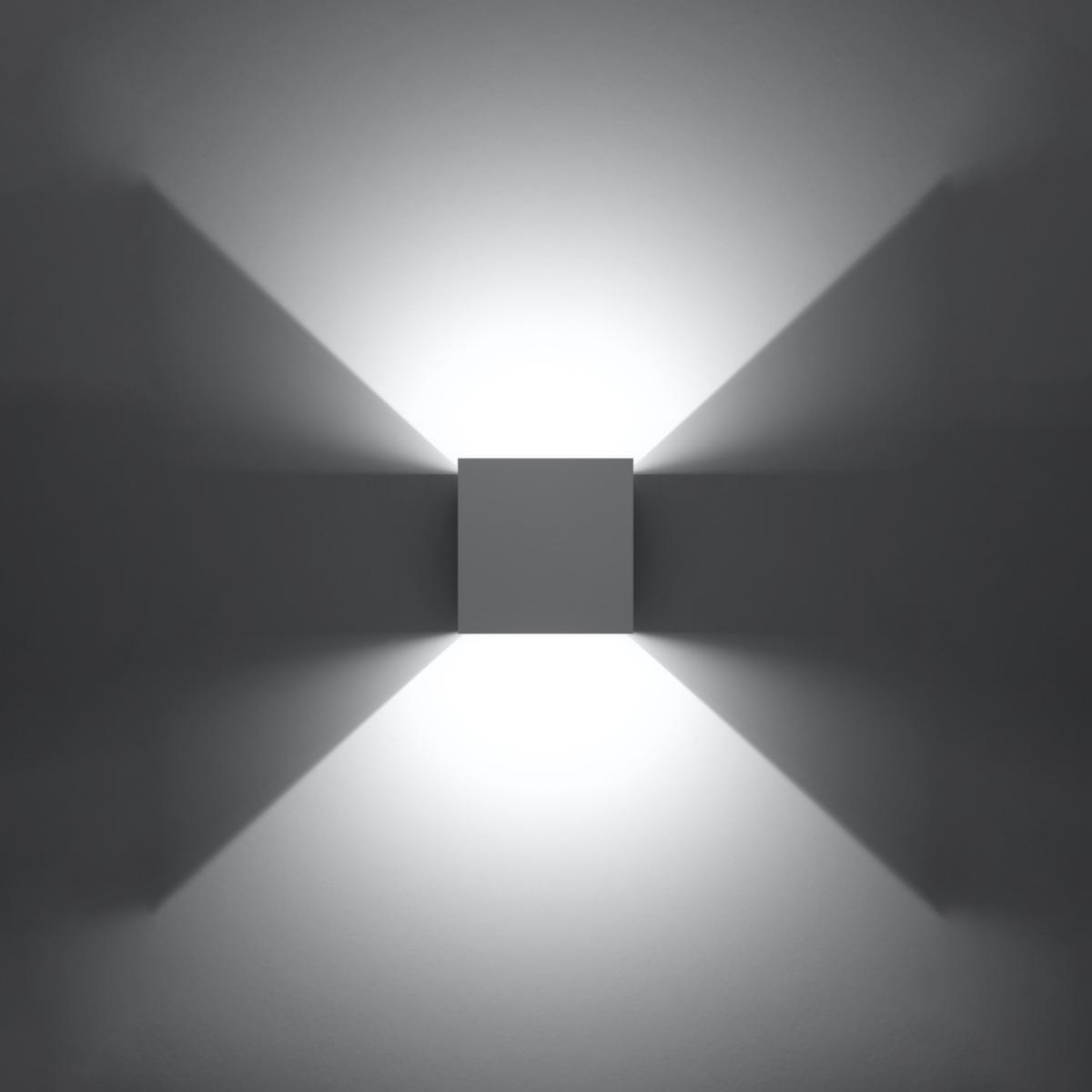 Sollux Aplique LUCA LED blanco IP54 3000K