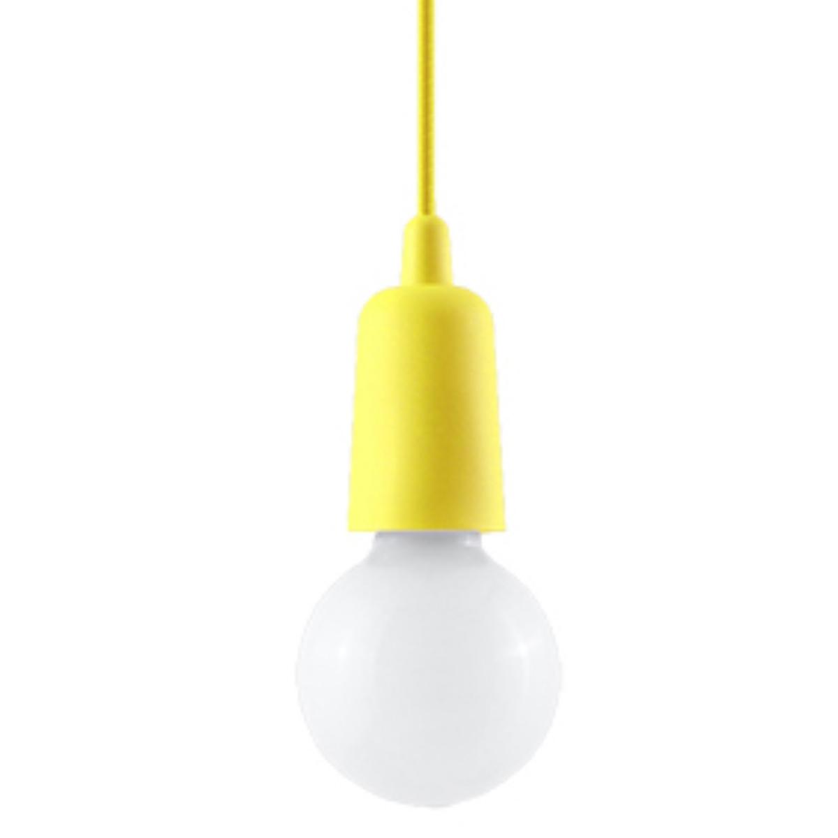Sollux Lámpara colgante DIEGO 1 amarillo 
