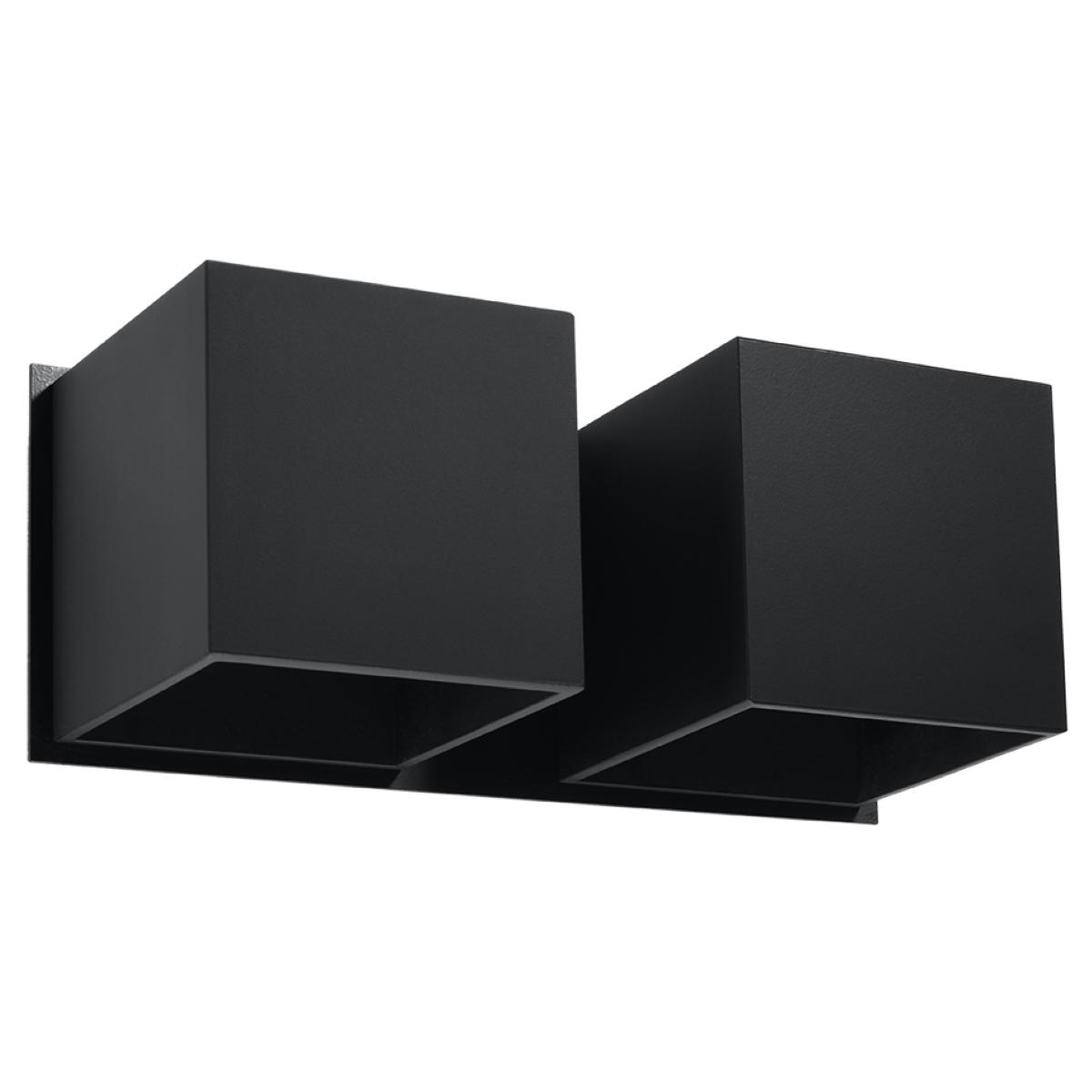 Sollux Aplique QUAD 2 negro 