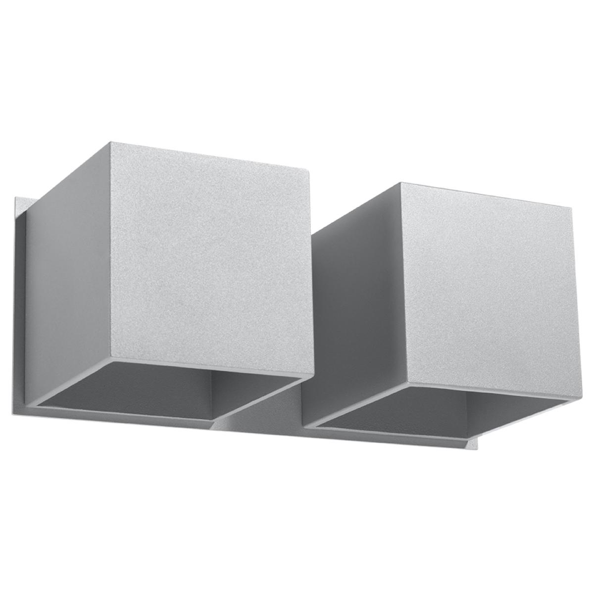 Sollux Aplique QUAD 2 gris 